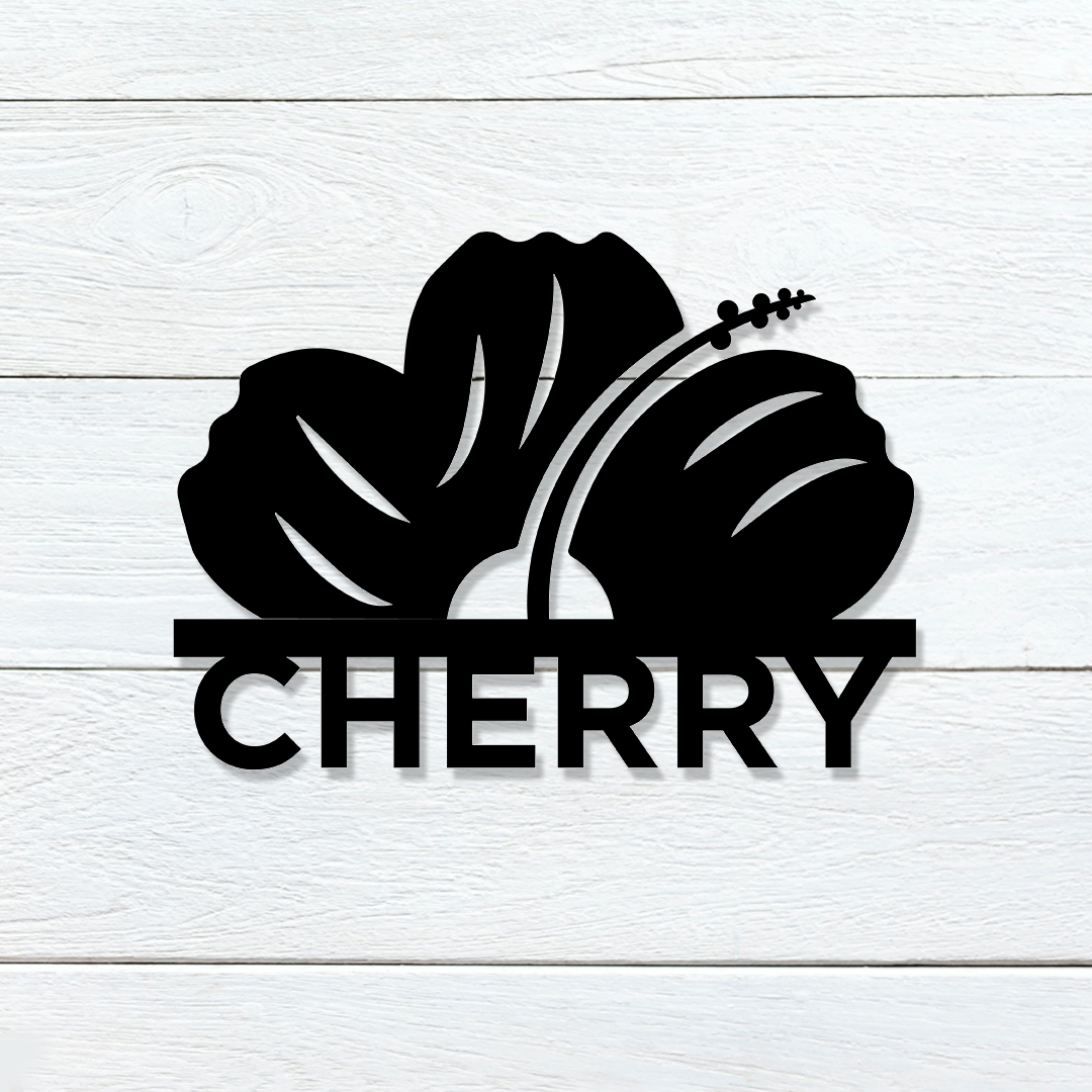 Cherry Blossom Name Sign