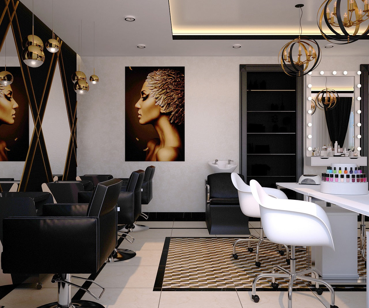 Nail Salon Interior Design Inspo To Get More Clients