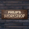 Workshop Wooden Pallet Sign