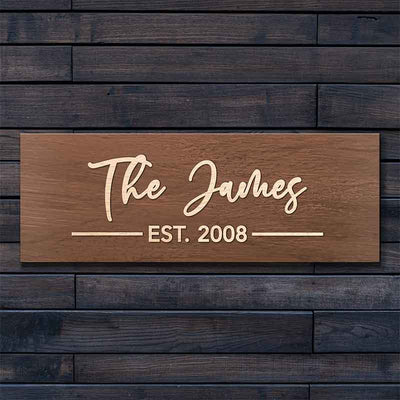 Signature Family Name Wooden Pallet Sign