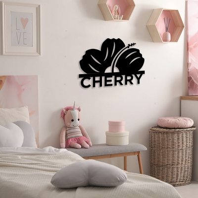 Cherry Blossom Name Sign