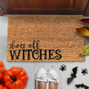 Shoes off Witches Halloween Doormat