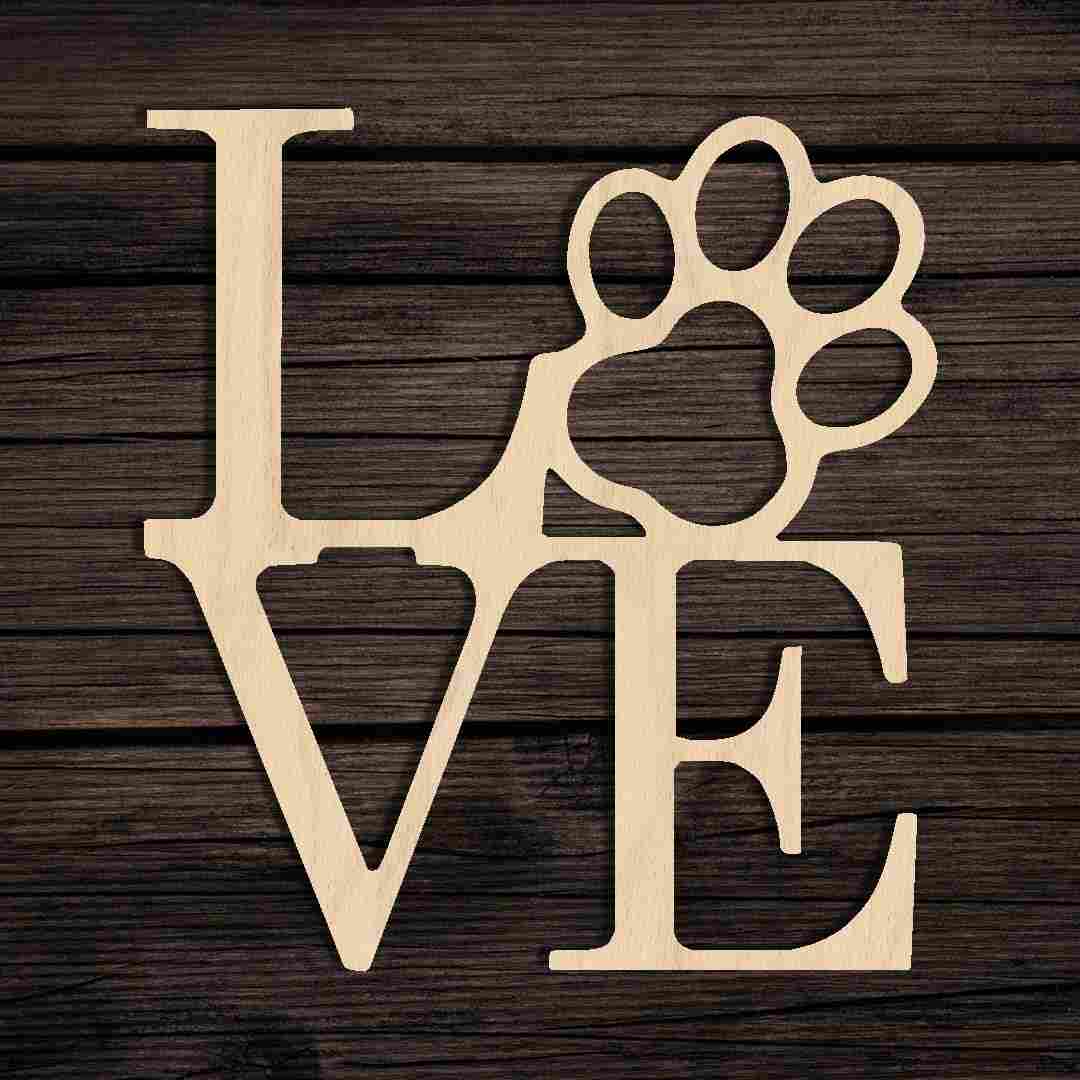 Love Paw Sign