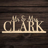 Custom Mr & Mrs Sign