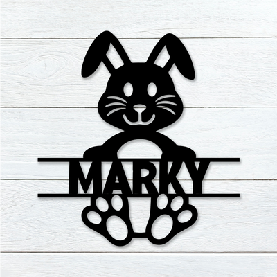 Easter Bunny Name Sign