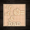 Personalized Dad Wood Plaque