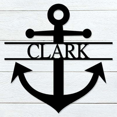 Anchor Name Sign