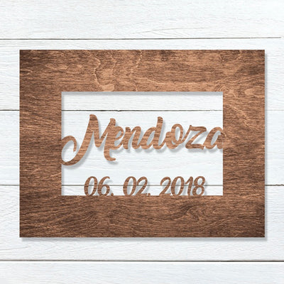 Personalized Name Frames