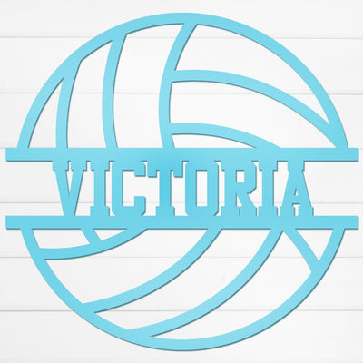 Volleyball Name Sign